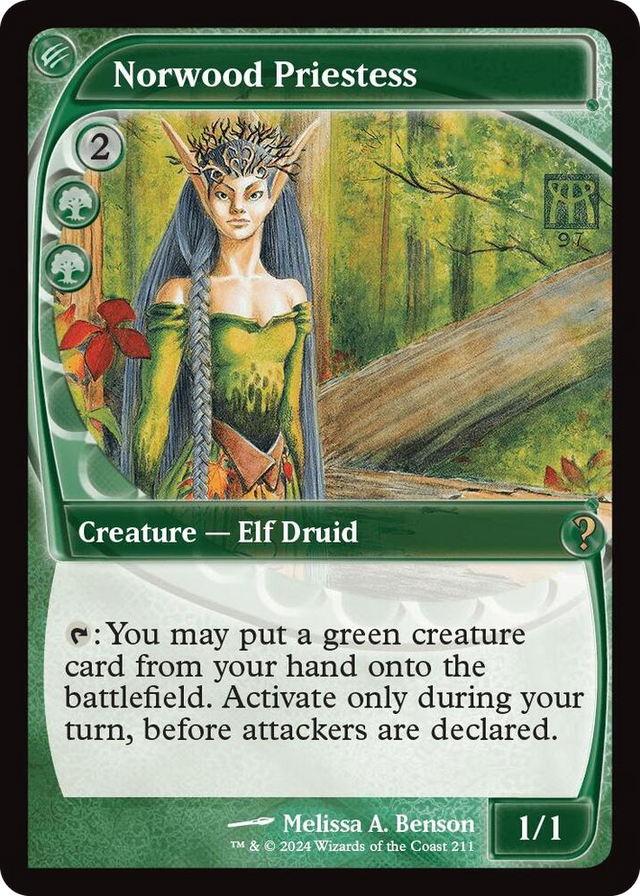 0211 Norwood Priestess (Future Sight) R Mystery Booster 2