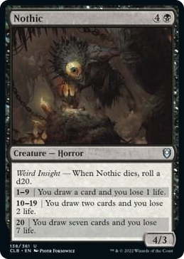 0138 Nothic U Commander Legends: Battle for Baldur's Gate