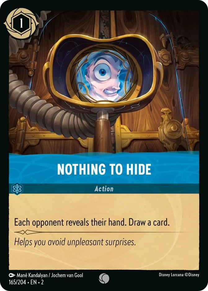 Nothing to Hide #165 Common - Rise of the Floodborn Pokemon card