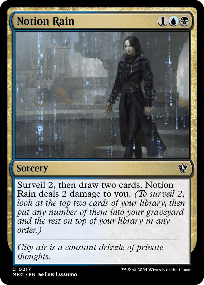 0217 Notion Rain C Commander: Murders at Karlov Manor