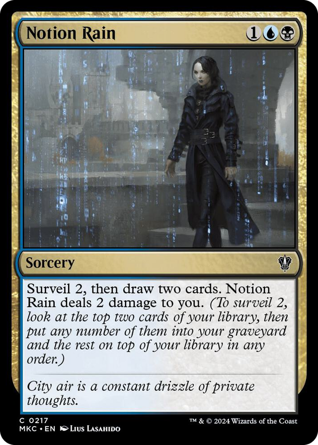 0217 Notion Rain C Commander: Murders at Karlov Manor