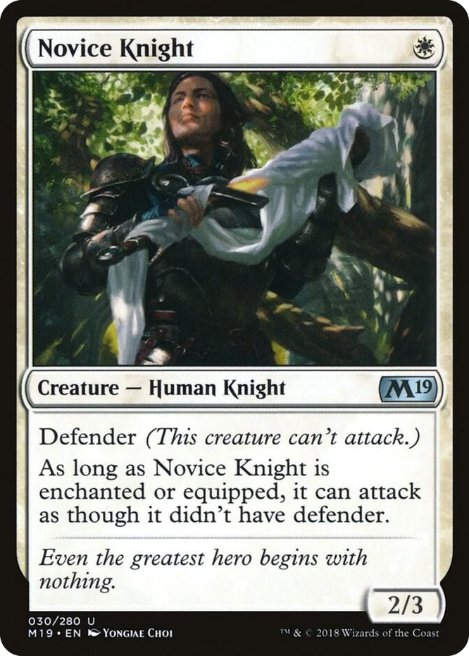 0030 Novice Knight U Core Set 2019