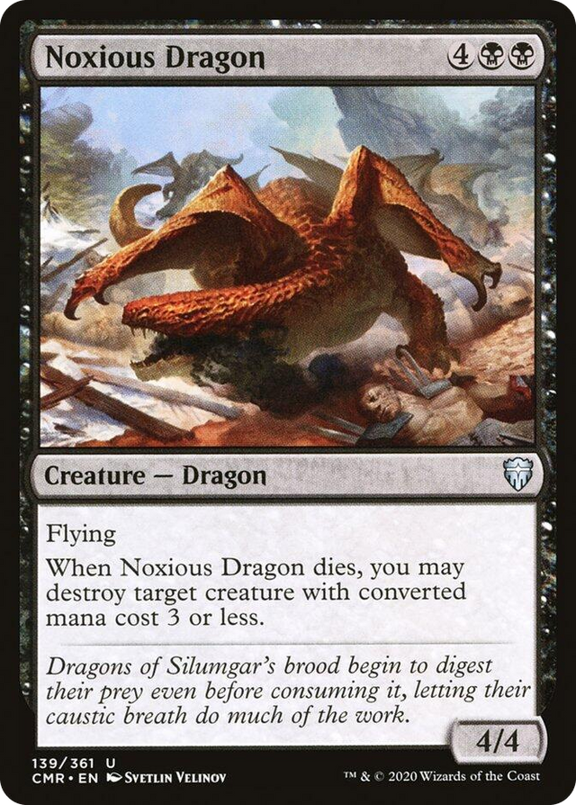 0139 Noxious Dragon U Commander Legends