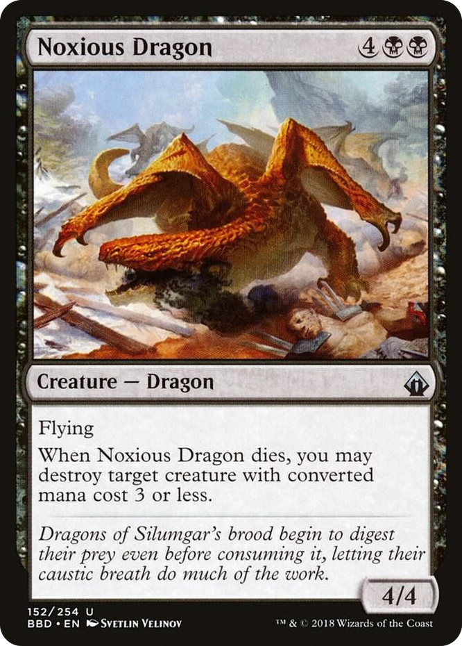 0152 Noxious Dragon U Battlebond