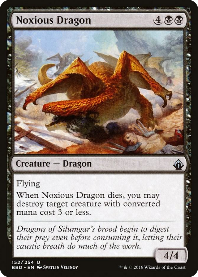 0152 Noxious Dragon U Battlebond