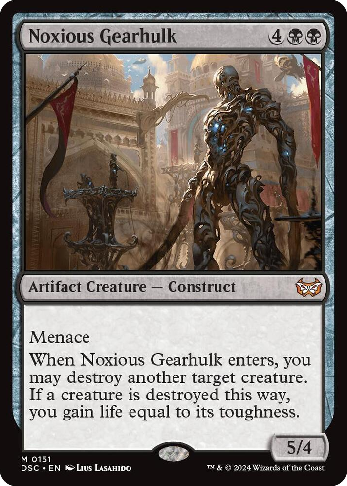 0151 Noxious Gearhulk M Commander: Duskmourn: House of Horror