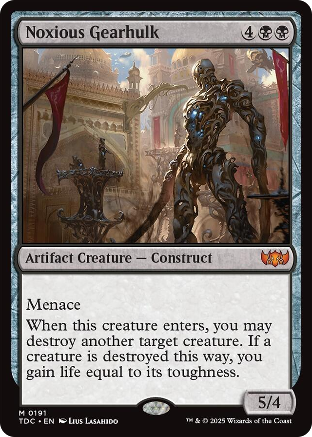 0191 Noxious Gearhulk M Commander: Tarkir: Dragonstorm