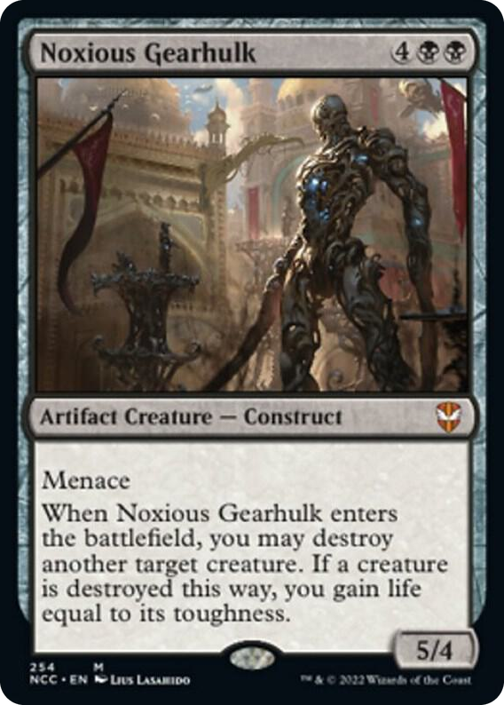 0254 Noxious Gearhulk M Commander: Streets of New Capenna