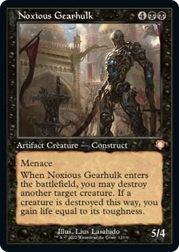 0110 Noxious Gearhulk (Retro Frame) M Commander: The Brothers' War