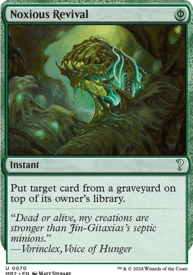 0070 Noxious Revival (White Border) U Mystery Booster 2