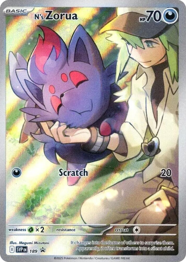 0189 N's Zorua - 189 Promo Scarlet & Violet Promo Cards