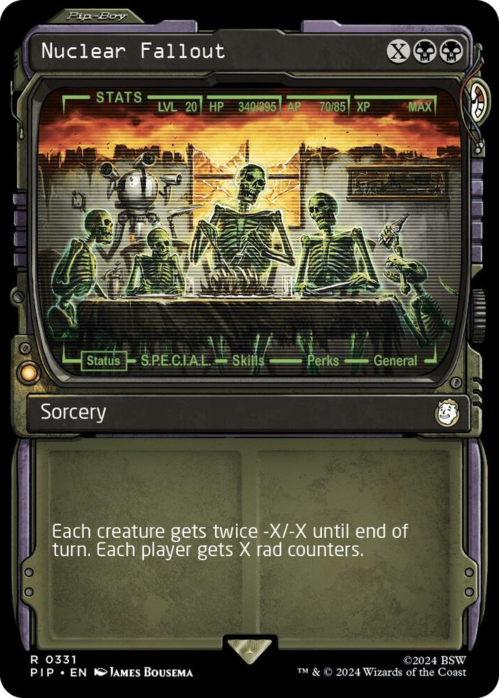 0331 Nuclear Fallout (Showcase) R Universes Beyond: Fallout