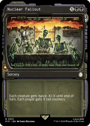 0331 Nuclear Fallout (Showcase) R Universes Beyond: Fallout