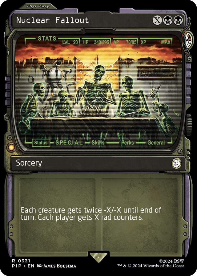 0331 Nuclear Fallout (Showcase) R Universes Beyond: Fallout