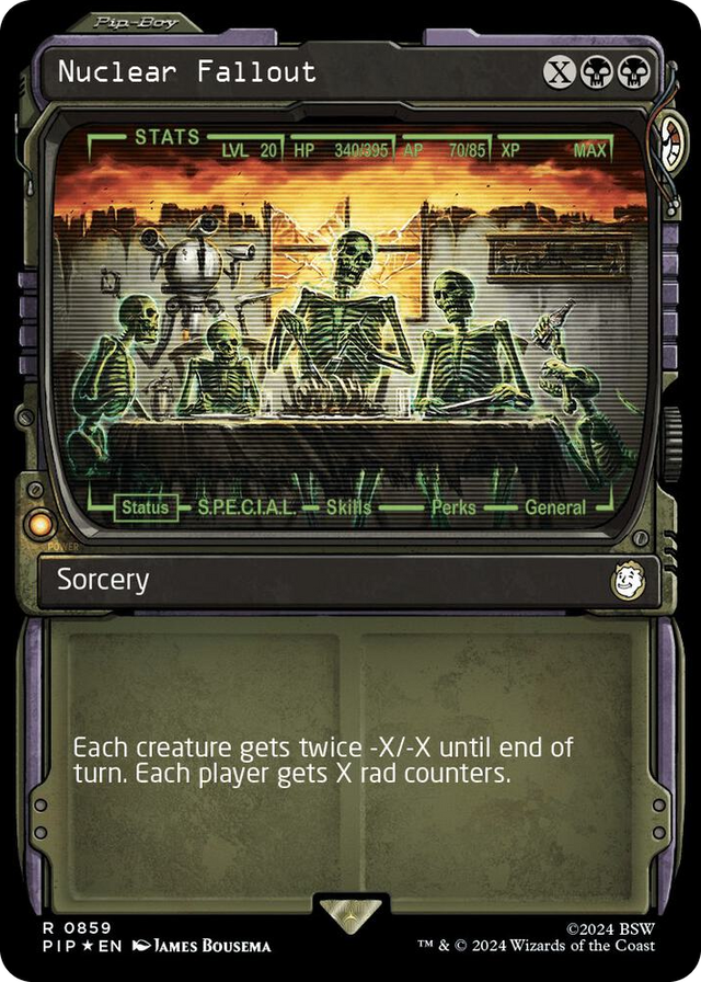 0859 Nuclear Fallout (Showcase) (Surge Foil) R Universes Beyond: Fallout
