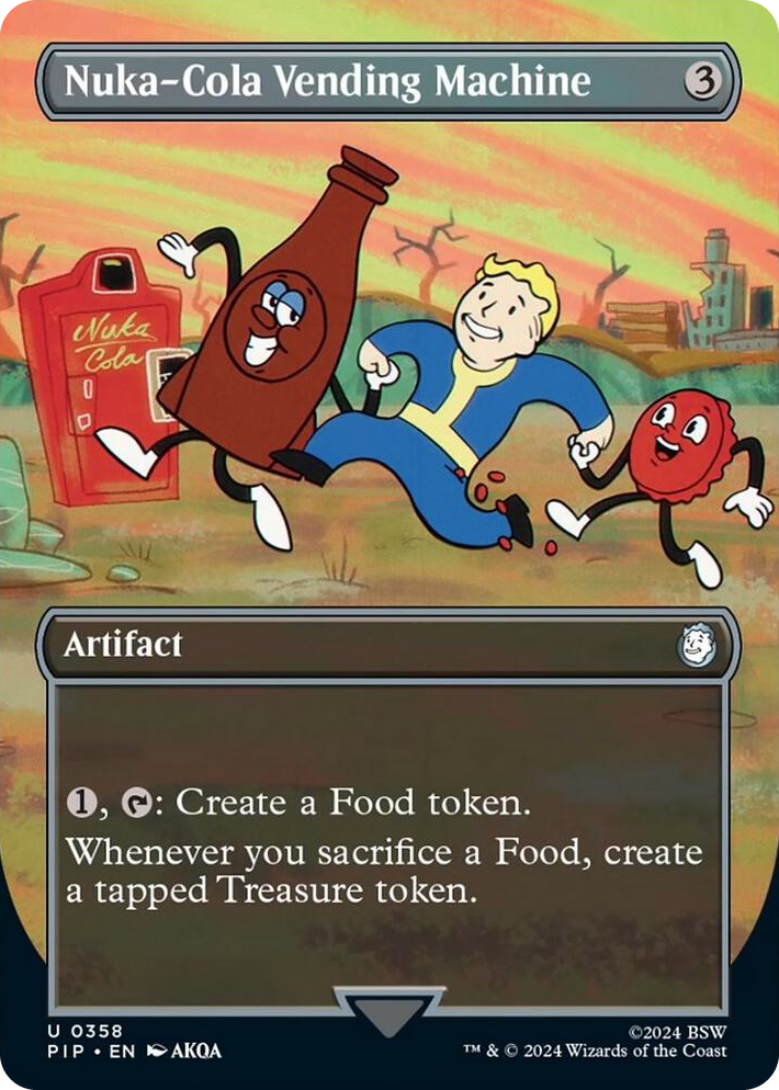 0358 Nuka-Cola Vending Machine (Borderless) U Universes Beyond: Fallout