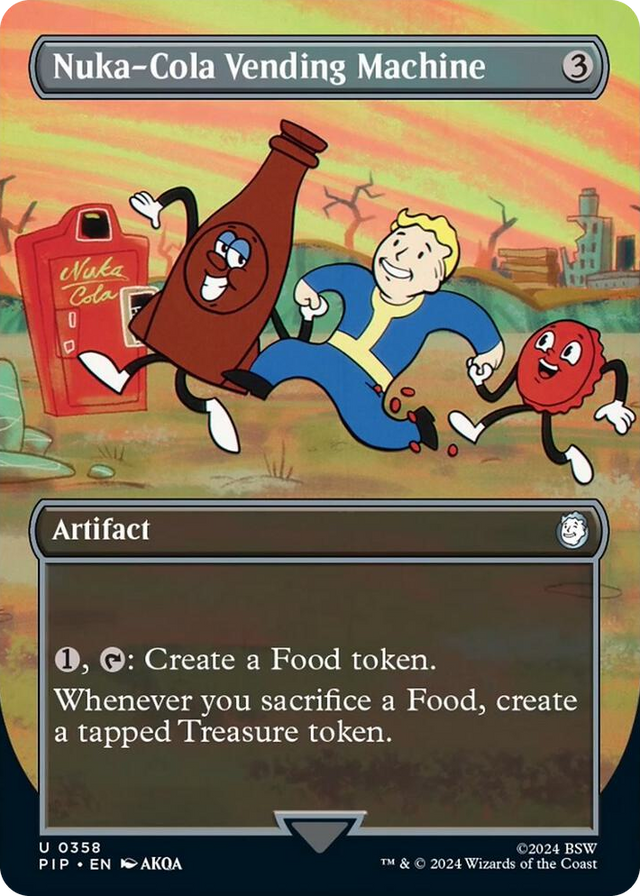 0358 Nuka-Cola Vending Machine (Borderless) U Universes Beyond: Fallout