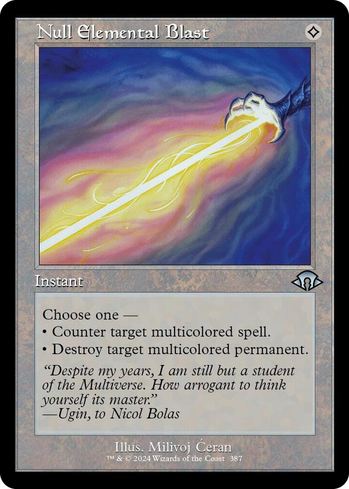 0387 Null Elemental Blast (Retro Frame) U Modern Horizons 3