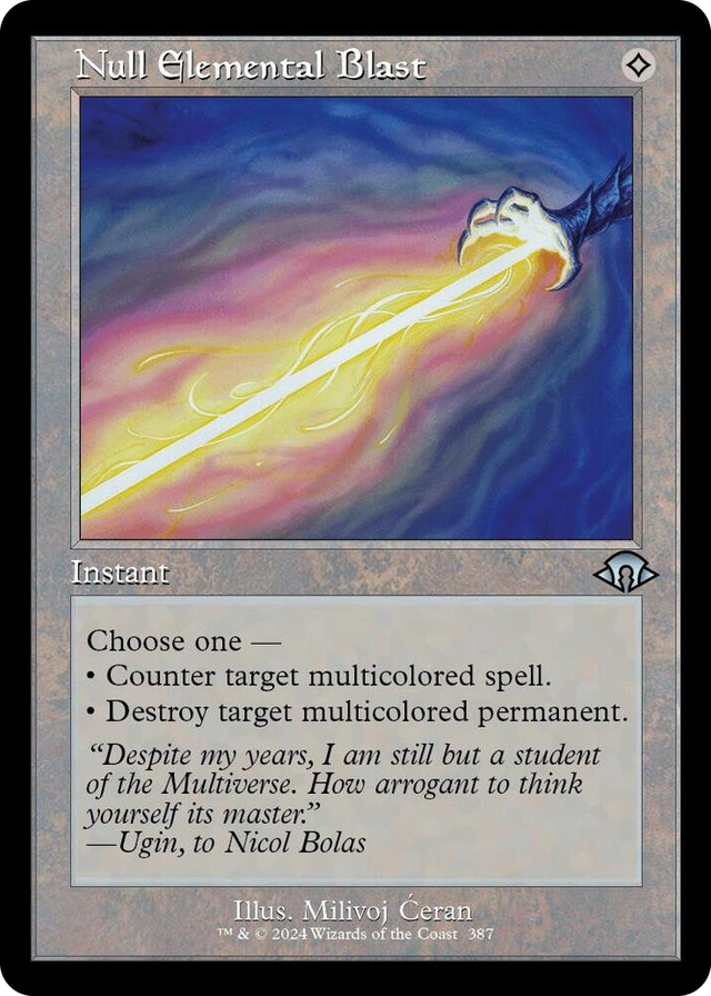 0387 Null Elemental Blast (Retro Frame) U Modern Horizons 3