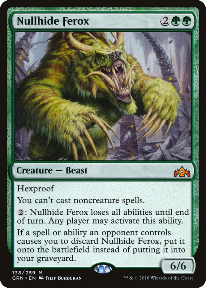 0138 Nullhide Ferox M Guilds of Ravnica