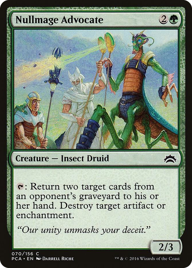 Nullmage Advocate #70 C - Planechase Anthology Pokemon card