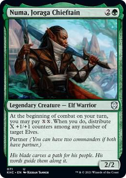 0071 Numa, Joraga Chieftain U Commander: Kaldheim
