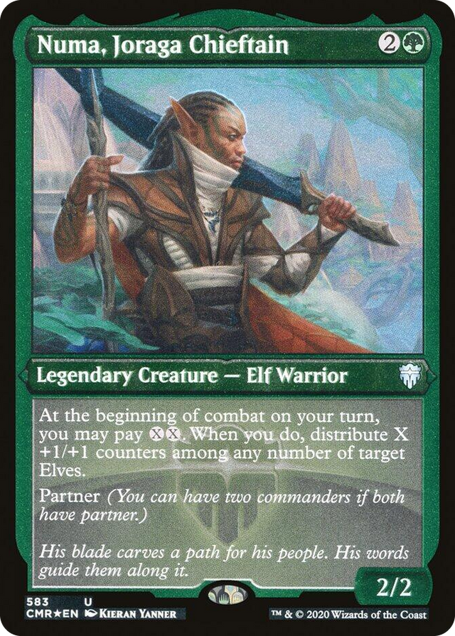 0583 Numa, Joraga Chieftain (Foil Etched) U Commander Legends