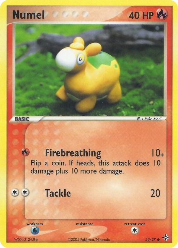 0069 Numel (69) Common EX Battle Stadium