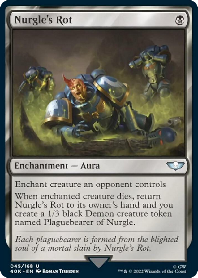 0045 Nurgle's Rot (Surge Foil) U Universes Beyond: Warhammer 40,000