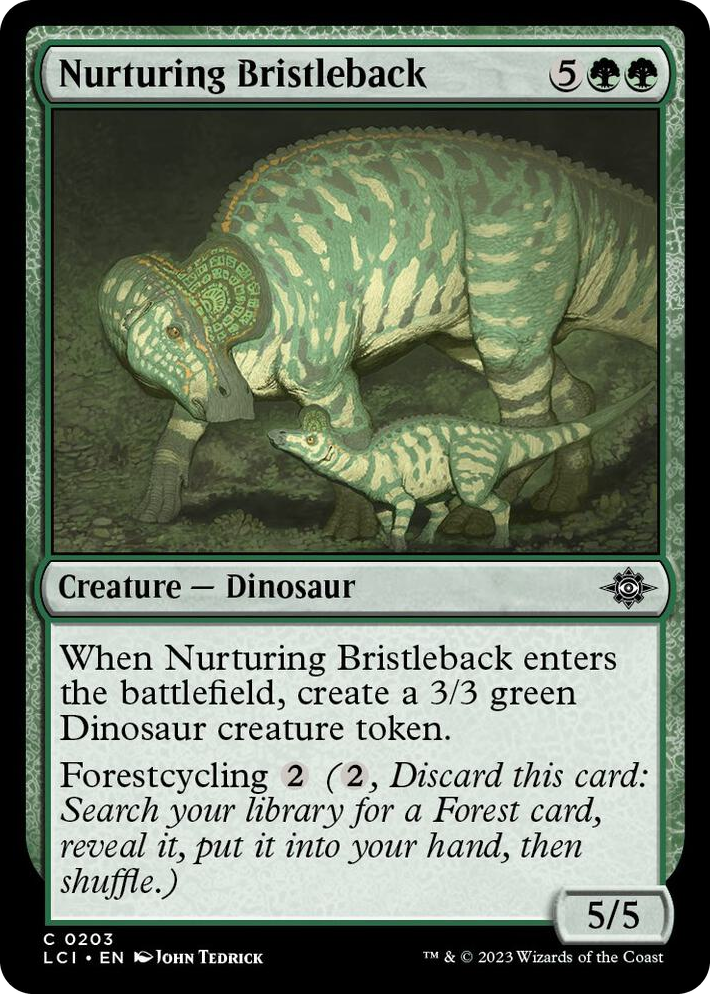 0203 Nurturing Bristleback C The Lost Caverns of Ixalan