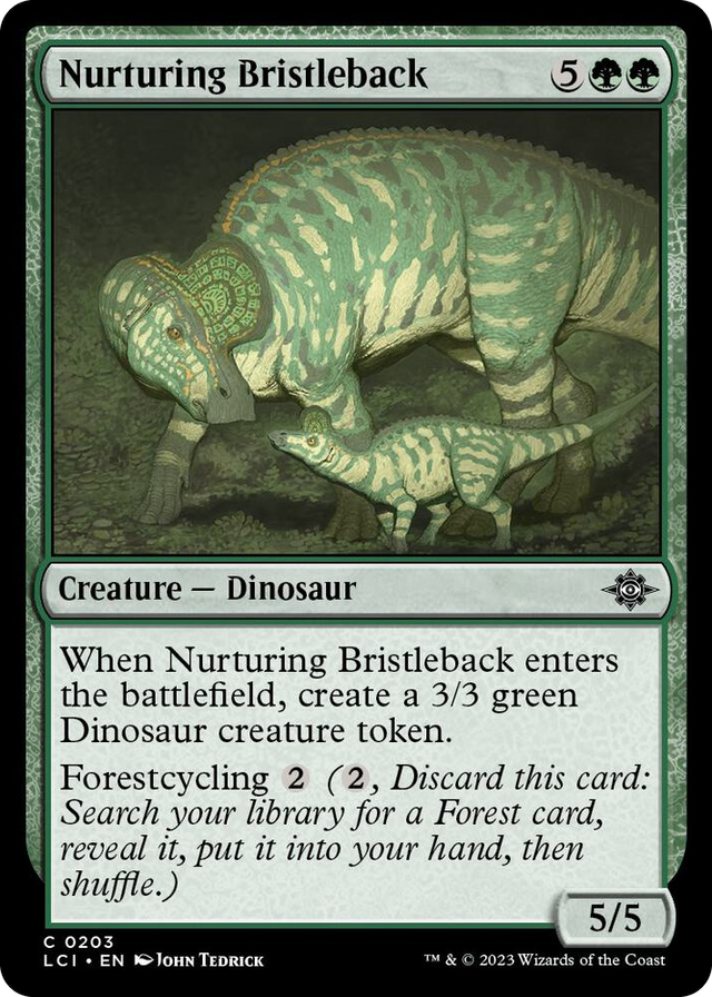 0203 Nurturing Bristleback C The Lost Caverns of Ixalan