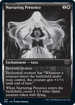 Nurturing Presence #293 C - Innistrad: Double Feature Pokemon card