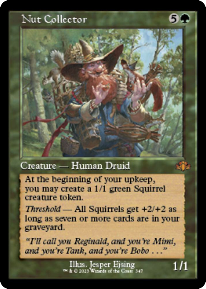 Nut Collector (Retro Frame) #347 M - Dominaria Remastered Pokemon card