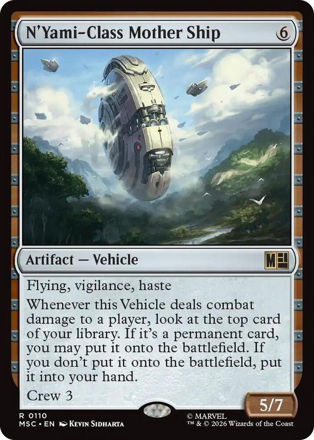 0110 N'Yami-Class Mother Ship R Commander: Marvel Super Heroes