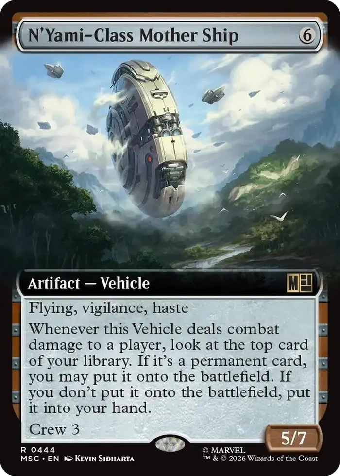 0444 N'Yami-Class Mother Ship (Extended Art) R Commander: Marvel Super Heroes
