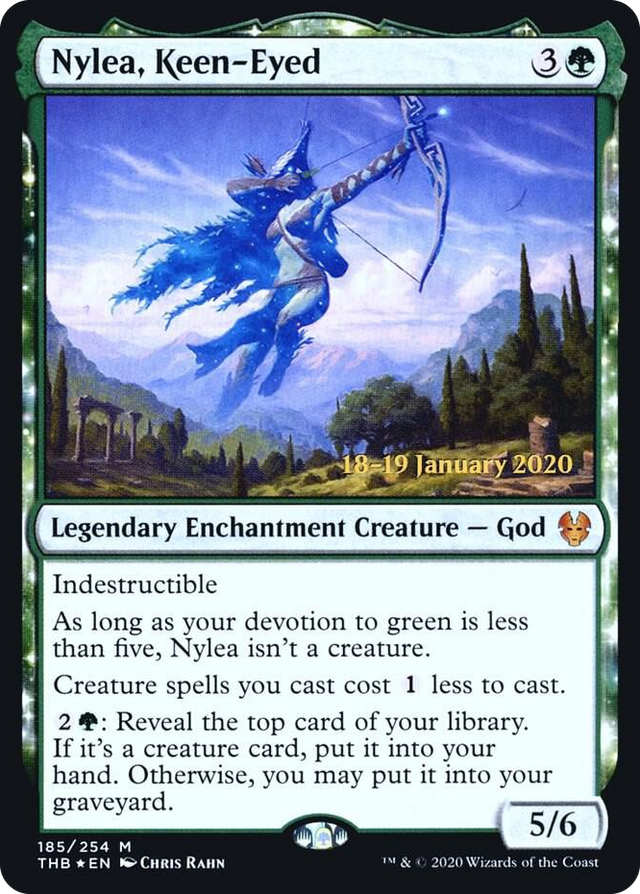 0185 Nylea, Keen-Eyed M Prerelease Cards