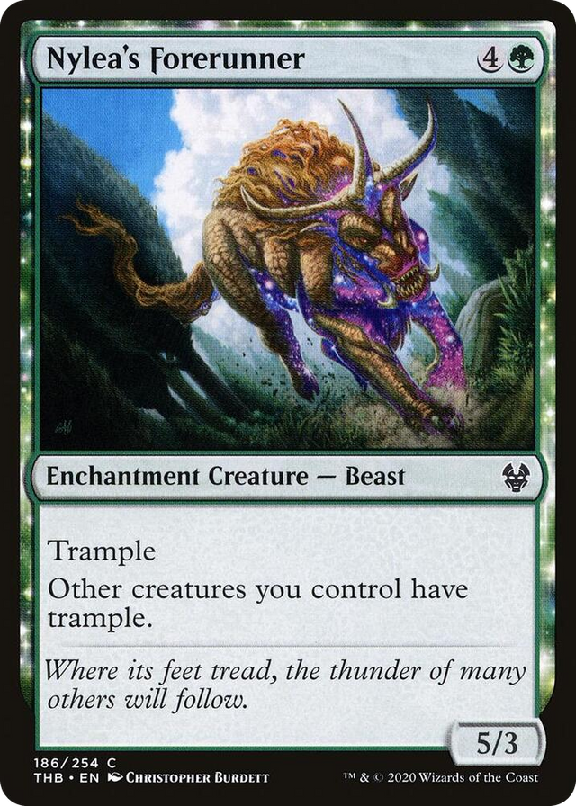 0186 Nylea's Forerunner C Theros Beyond Death