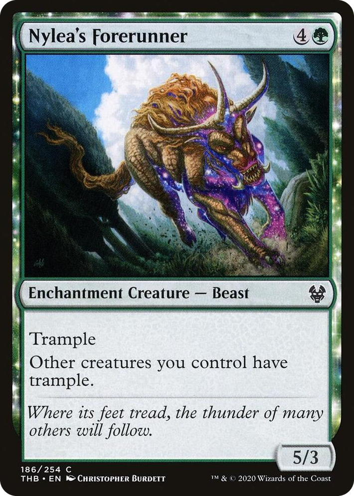 0186 Nylea's Forerunner C Theros Beyond Death