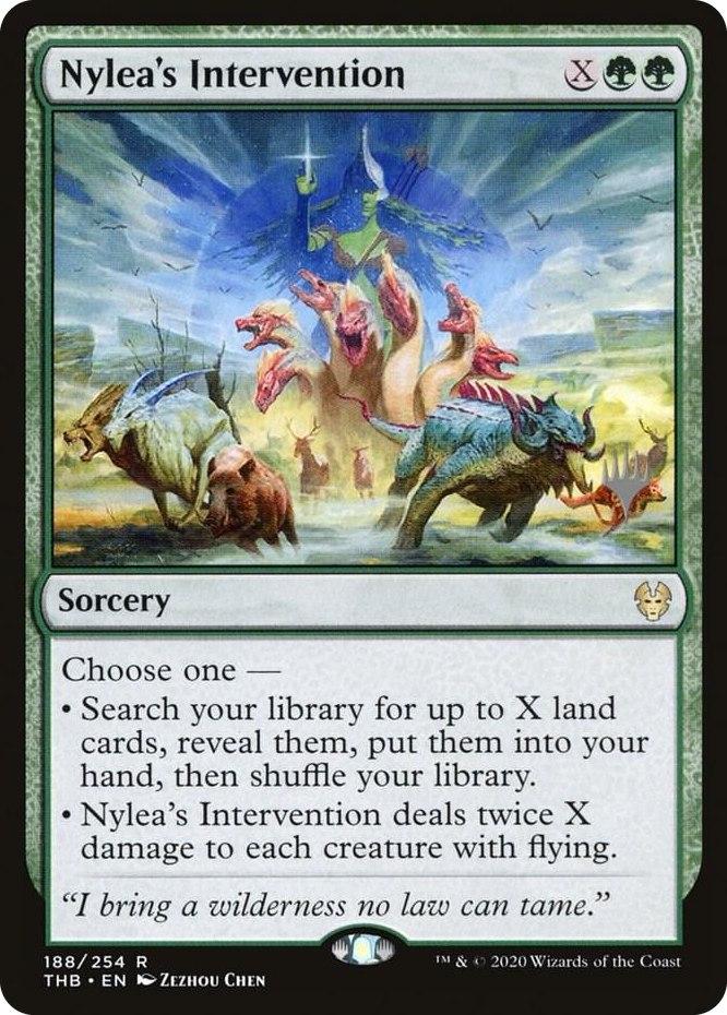 0188 Nylea's Intervention R Promo Pack: Theros Beyond Death