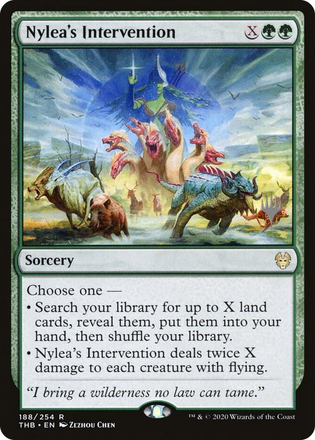 0188 Nylea's Intervention R Promo Pack: Theros Beyond Death