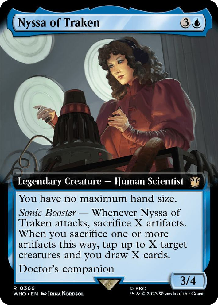 0366 Nyssa of Traken (Extended Art) R Universes Beyond: Doctor Who