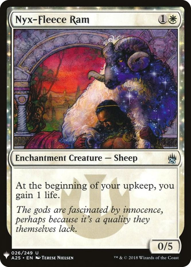 Nyx-Fleece Ram #26 U - The List Reprints Pokemon card