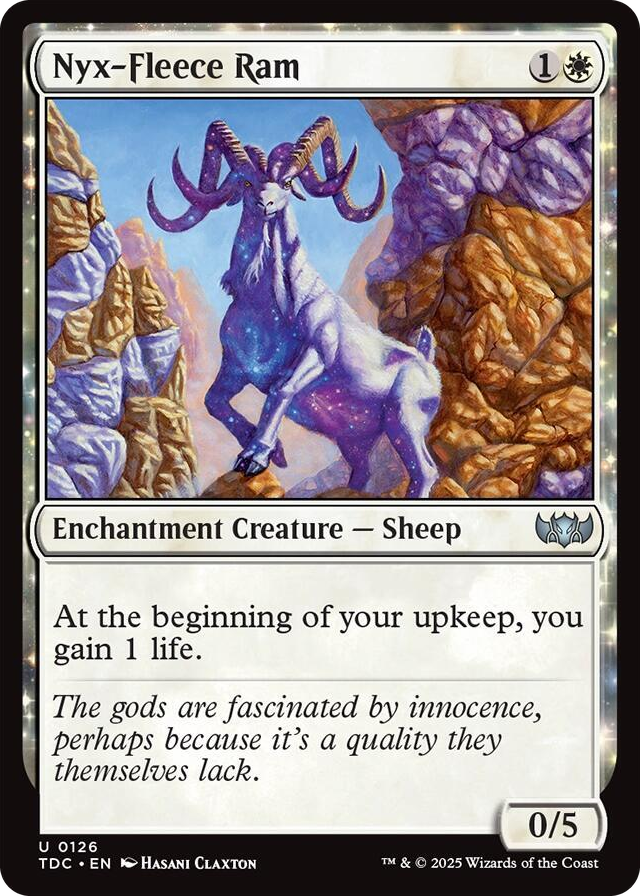 0126 Nyx-Fleece Ram U Commander: Tarkir: Dragonstorm