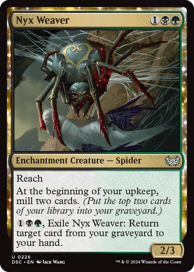 0226 Nyx Weaver U Commander: Duskmourn: House of Horror