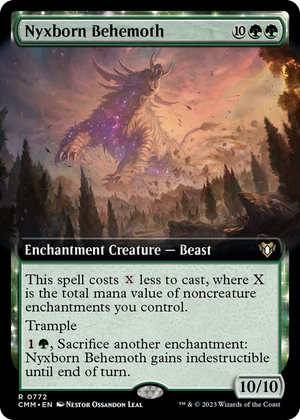 0772 Nyxborn Behemoth (Extended Art) R Commander Masters