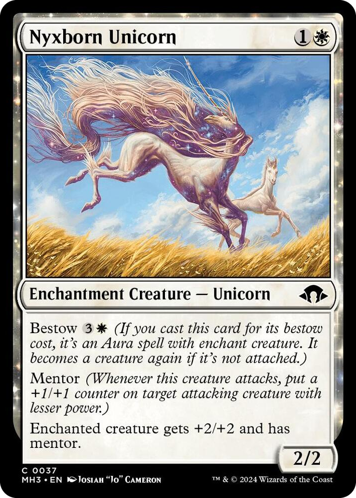 0037 Nyxborn Unicorn C Modern Horizons 3