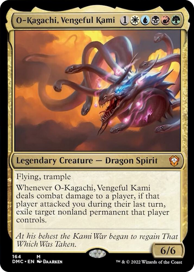 0164 O-Kagachi, Vengeful Kami M Commander: Dominaria United