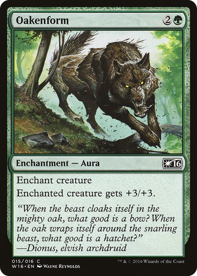 Oakenform #15 C - Welcome Deck 2016 Pokemon card