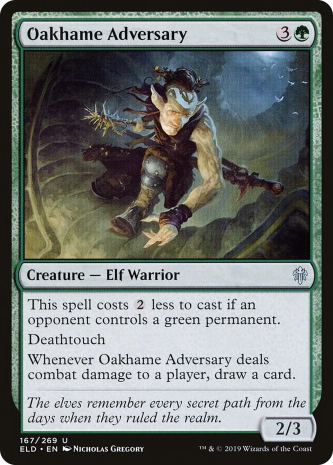 0167 Oakhame Adversary U Throne of Eldraine
