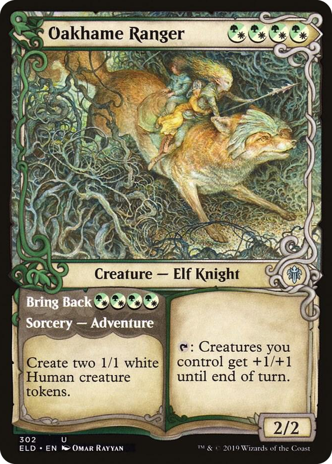 0302 Oakhame Ranger (Showcase) U Throne of Eldraine
